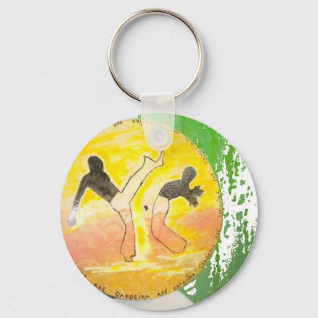 Capoeira ginga ax Schlüsselanhänger (Vorderseite)