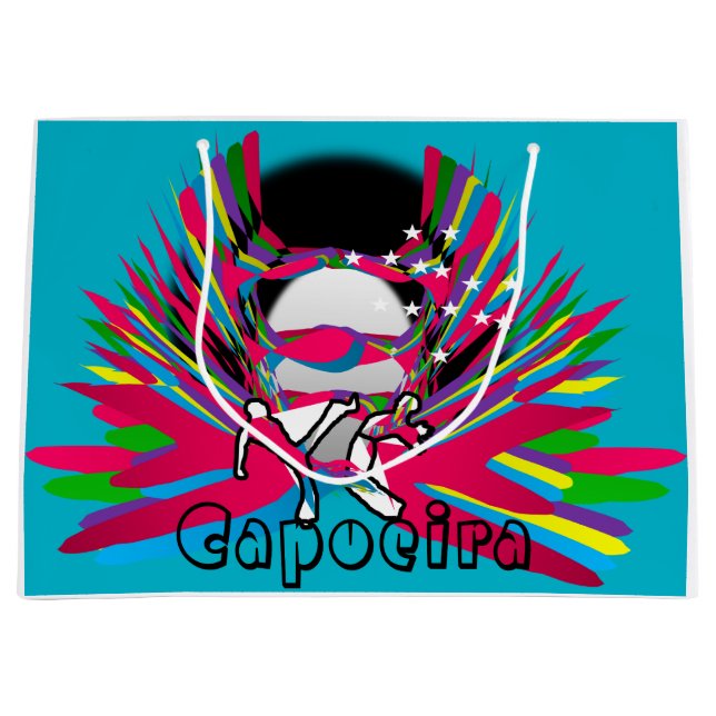 capoeira große geschenktüte (Vorderseite)