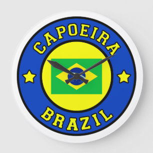Capoeira Große Wanduhr