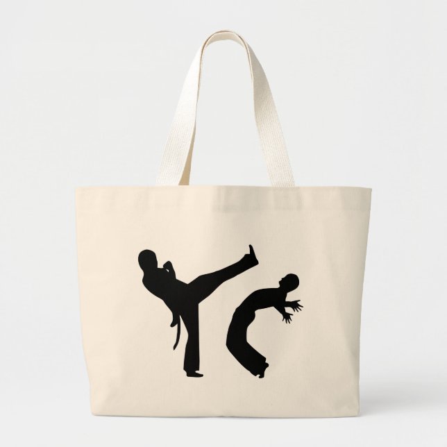 Capoeira Jumbo Stoffbeutel (Vorne)