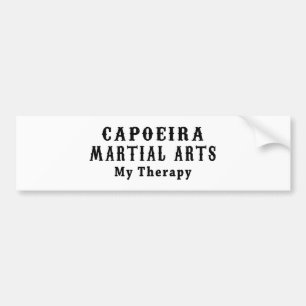 Capoeira Kampfkünste meine Therapie Autoaufkleber