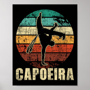 Capoeira - Kickboxen brasilianische Kampfsportarte Poster