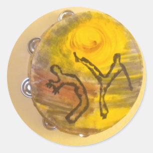 capoeira music pasax Aufkleber