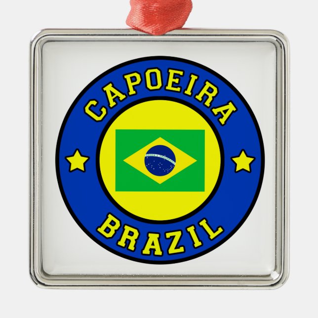 Capoeira Ornament Aus Metall (Vorne)