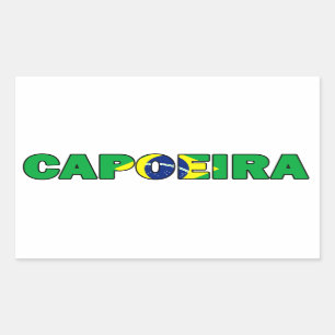 Capoeira Rechteckiger Aufkleber
