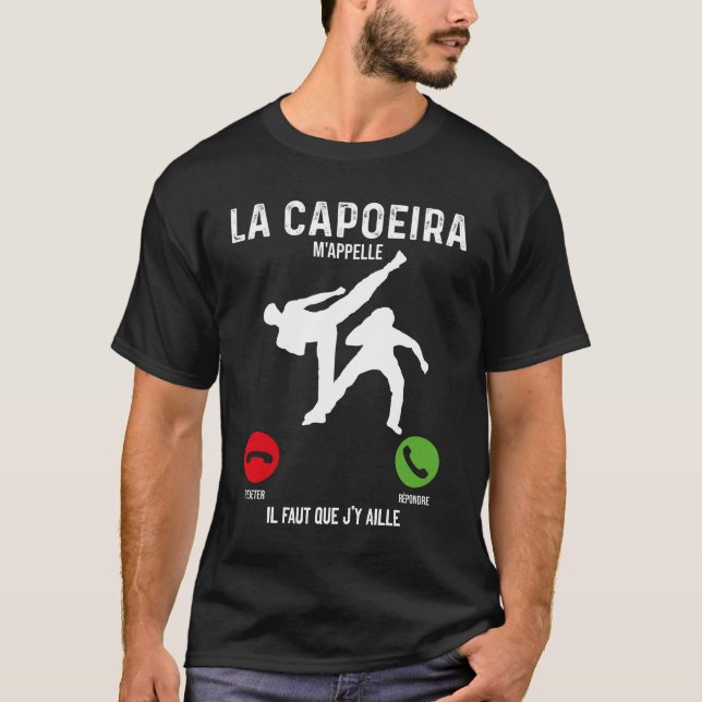 Capoeira Roda Malica Cadeau Combat Tanz T-Shirt (Vorderseite)
