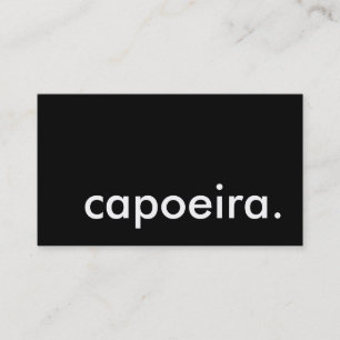 Capoeira. Visitenkarte