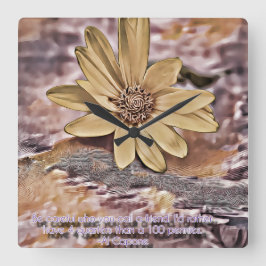 Capone Quadratische Wanduhr