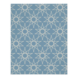 Cappadocia-Himmel geometrisches Muster Poster