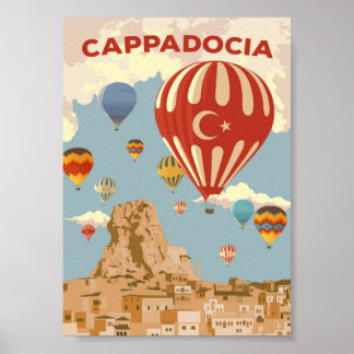 Cappadocia - Poster Vintage voyage