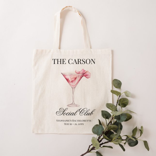 Cappella Santa Maria degli Angeli Leinwand Tragetasche (Custom Name Pink Cocktail Social Club Canvas Bag
)