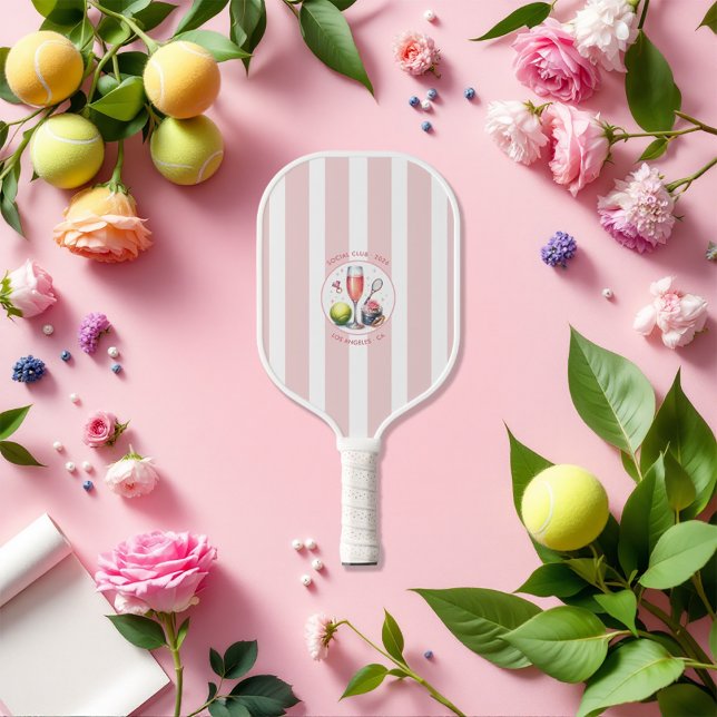 Cappella Santa Maria degli Angeli Pickleball Schläger (Chic Tennis Social Club Bachelorette Weekend Pickleball Paddle)