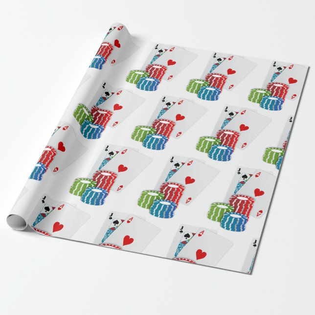 Cappella Santa Maria degli Angeli Poker Geschenkpapier (Ungerollt)