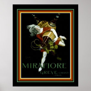 Cappiello Deko Ad for Mirafiore Greve 16 x 20