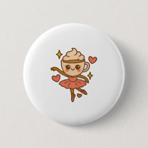 Cappuccina Ballerina Italian Ausweis Button