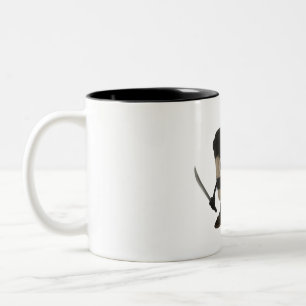 Cappuccino Assassino Funny Italian Zweifarbige Tasse