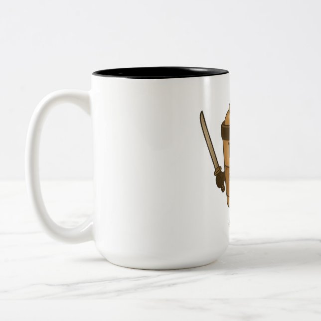 Cappuccino Assassino Italian Zweifarbige Tasse (Links)