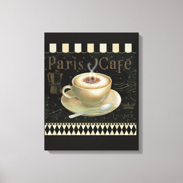 Cappuccino-Cup Leinwanddruck (Vorderseite)