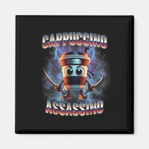 Cappuccino Ino Brainrot Italian Meme Magnet