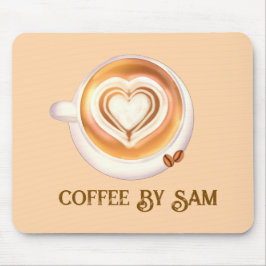 Cappuccino-Kaffee Mousepad