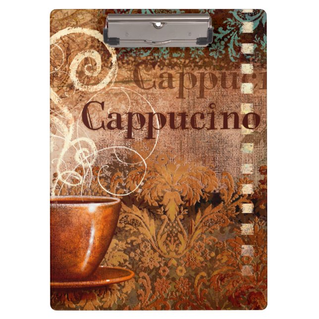 Cappuccino Klemmbrett (Vorderseite)