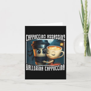 Cappuccino Liebe Ballerina Cappuccino Karte