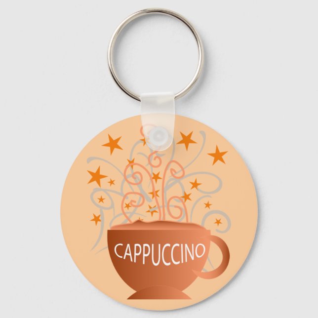 Cappuccino Schlüsselanhänger (Vorderseite)