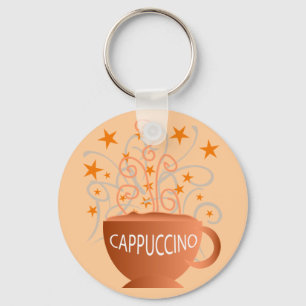 Cappuccino-Schlüsselanhänger Schlüsselanhänger