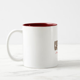 Cappuccino - starker Kaffeegenuss Zweifarbige Tasse