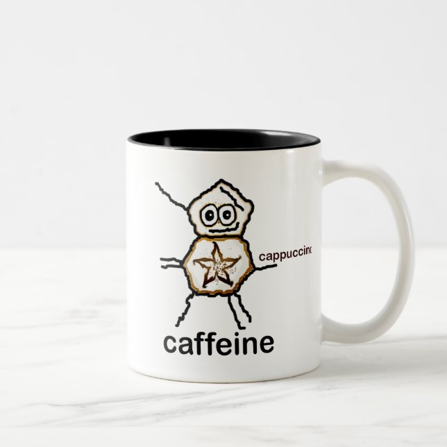 Cappuccino Zweifarbige Tasse (Rechts)