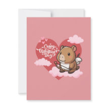 Cappy Valentine | Carte Cute Capybara Cupid