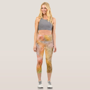 Capri Aquarelle Leggings for Concert-Goes Girls