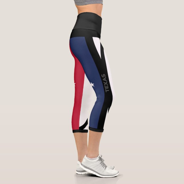 Capri Drapeau Texas Leggings (Droite)