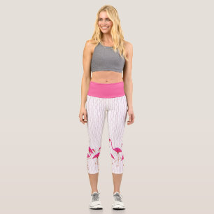 Capri Flamant rose rose Capris Leggings