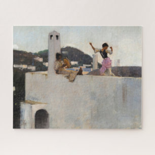 Capri Girl auf dem Dach von John Singer Sargent