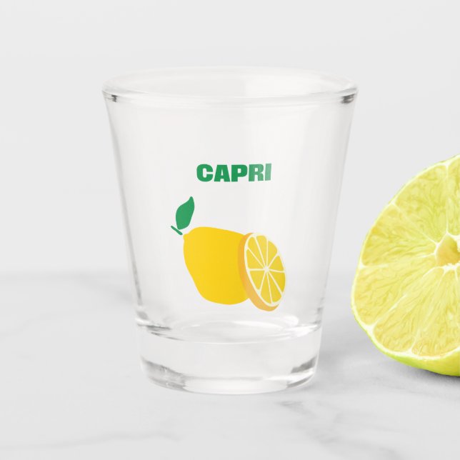 Capri Glass Schnapsglas (Vorderseite)