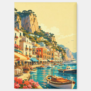 Capri Italien Marina Grande Hafen Souvenir Magnet