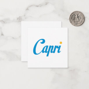 CAPRI Italien Mitteilungskarte