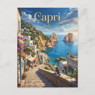 Capri Italien Postkarte
