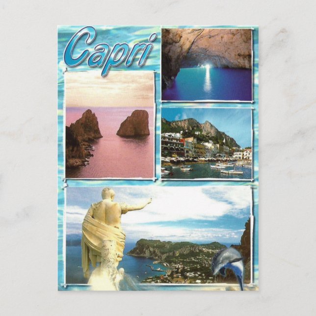 Capri, Italien Postkarte (Vorderseite)