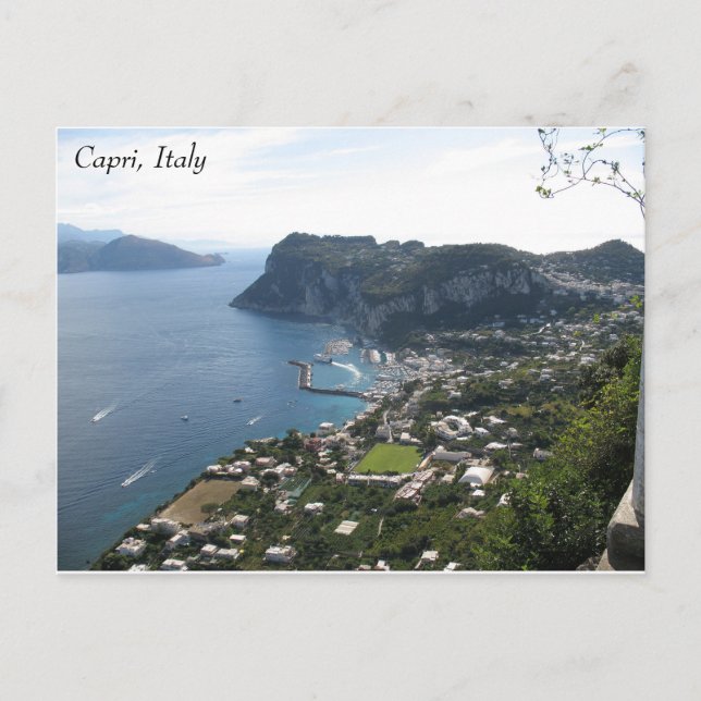 Capri, Italien Postkarte (Vorderseite)