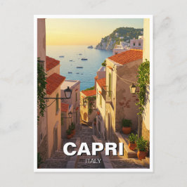 Capri Italien Reisen Postkarte