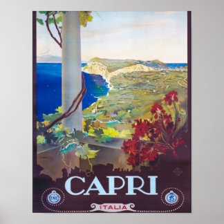 Capri Italien Schöne Aussicht Poster