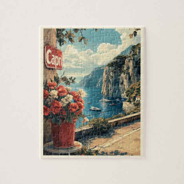 Capri, Italien Vintag (Vertikal)