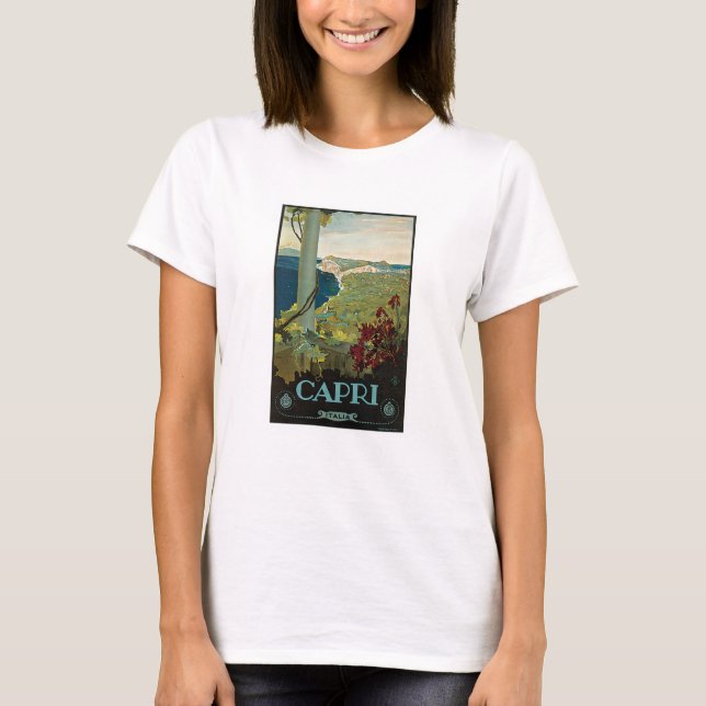Capri Italien Vintag T-Shirt (Vorderseite)