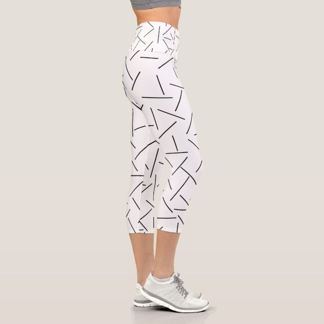 Capri Leggings Abstraits (Droite)