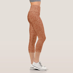 Capri Leggings capris Adobe abstraits gras et élégants
