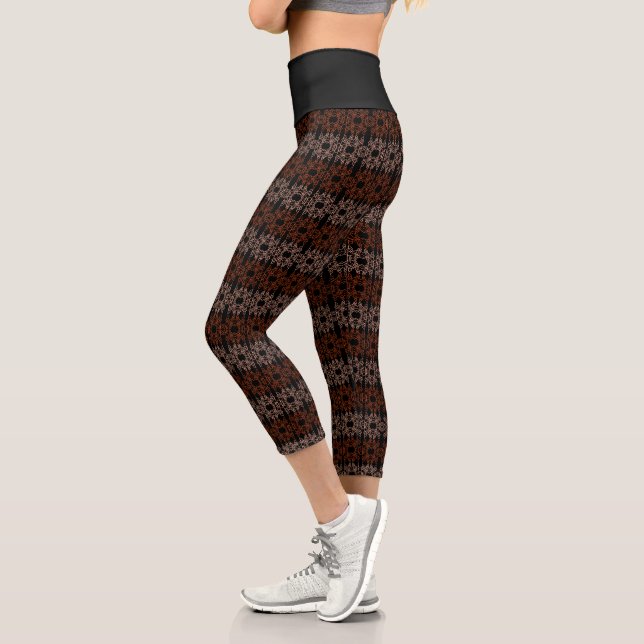 Capri Leggings Capris de la chute noire par Joya Eve (Gauche)