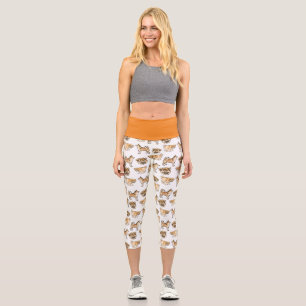 Capri leggings de conception de chien de berge islandais
