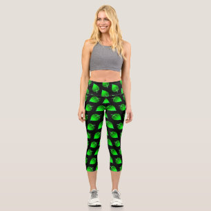 Capri Leggings de mode féminine taille haute capris Cust